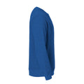 Blue Melange - Lifestyle - Clique Unisex Adult Classic Melange Round Neck Sweatshirt