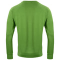 Green Melange - Back - Clique Unisex Adult Classic Melange Round Neck Sweatshirt