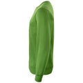 Green Melange - Side - Clique Unisex Adult Classic Melange Round Neck Sweatshirt