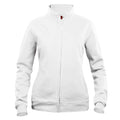 White - Front - Clique Womens-Ladies Basic Jacket