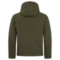 Fog Green - Back - Clique Mens Padded Soft Shell Jacket