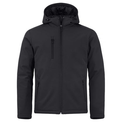 Black - Front - Clique Mens Padded Soft Shell Jacket