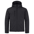 Black - Front - Clique Mens Padded Soft Shell Jacket