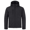Black - Front - Clique Mens Padded Soft Shell Jacket