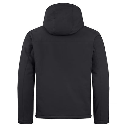 Black - Back - Clique Mens Padded Soft Shell Jacket