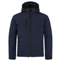 Dark Navy - Front - Clique Mens Padded Soft Shell Jacket