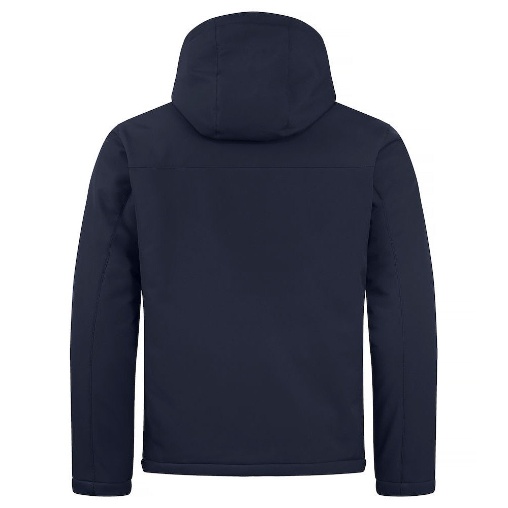 Dark Navy - Back - Clique Mens Padded Soft Shell Jacket