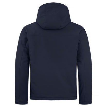 Dark Navy - Back - Clique Mens Padded Soft Shell Jacket
