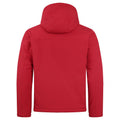 Red - Back - Clique Mens Padded Soft Shell Jacket