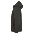 Dark Grey - Side - Clique Mens Padded Soft Shell Jacket