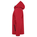 Red - Side - Clique Mens Padded Soft Shell Jacket