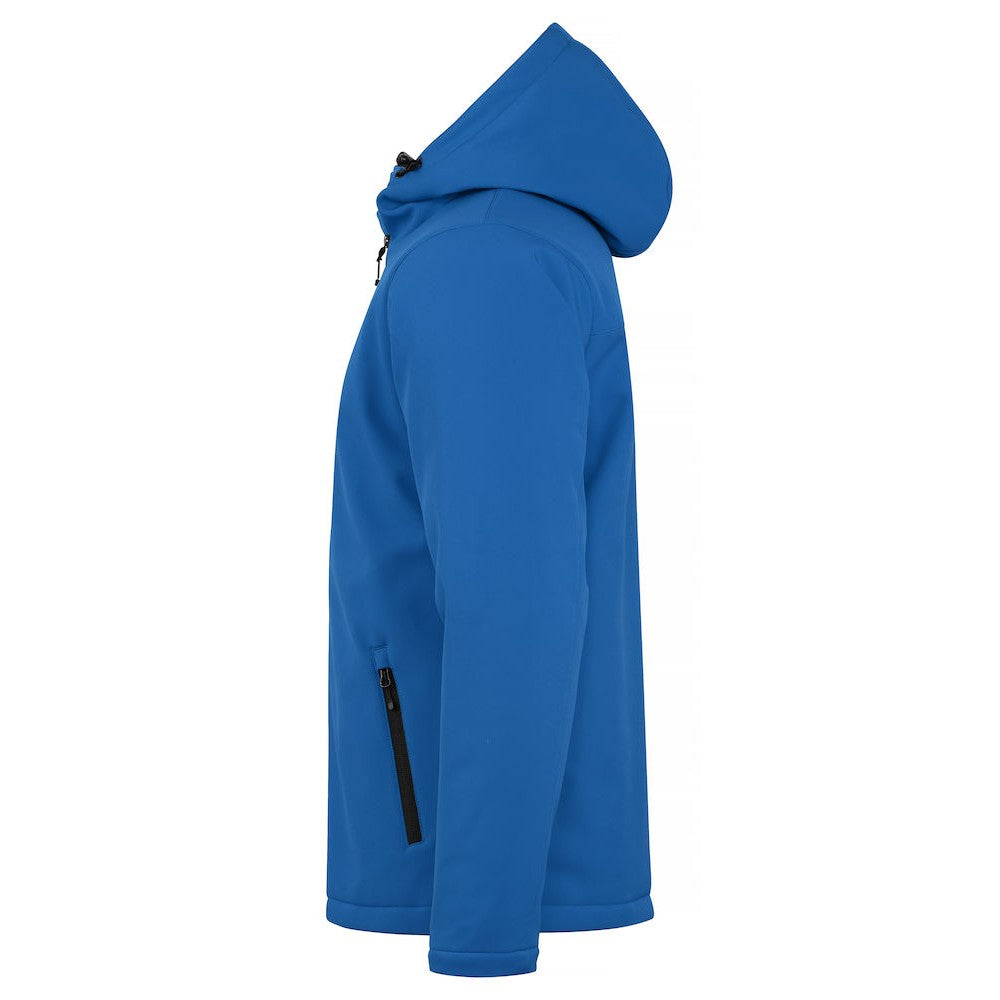 Royal Blue - Side - Clique Mens Padded Soft Shell Jacket