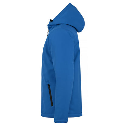 Royal Blue - Side - Clique Mens Padded Soft Shell Jacket