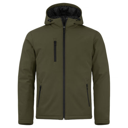 Fog Green - Front - Clique Mens Padded Soft Shell Jacket