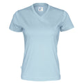 Sky Blue - Front - Cottover Womens-Ladies T-Shirt