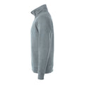 Grey - Lifestyle - Clique Unisex Adult Classic Melange Half Zip Sweatshirt