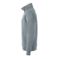 Grey - Lifestyle - Clique Unisex Adult Classic Melange Half Zip Sweatshirt