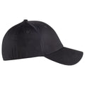 Black - Side - Clique Unisex Adult Flexfit Cap