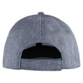 Navy - Back - Clique Unisex Adult Melange Cap