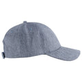 Navy - Side - Clique Unisex Adult Melange Cap