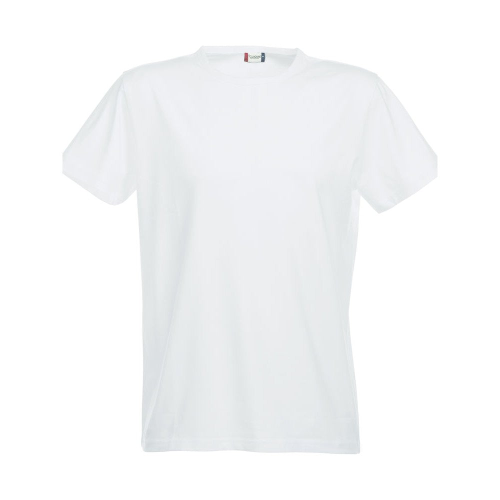 White - Front - Clique Mens Stretch T-Shirt