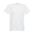 White - Front - Clique Mens Stretch T-Shirt