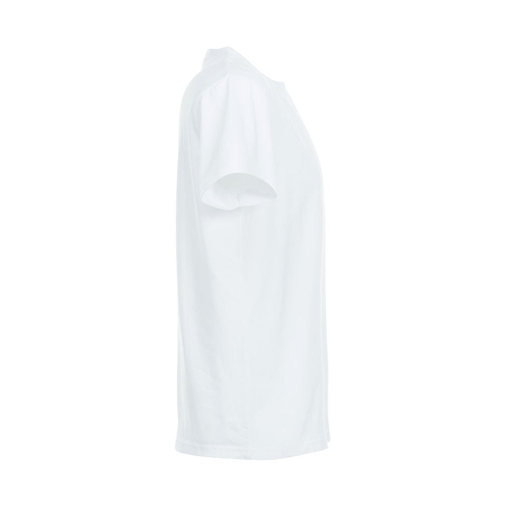 White - Side - Clique Mens Stretch T-Shirt