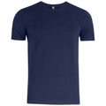 Dark Navy - Front - Clique Mens Premium T-Shirt