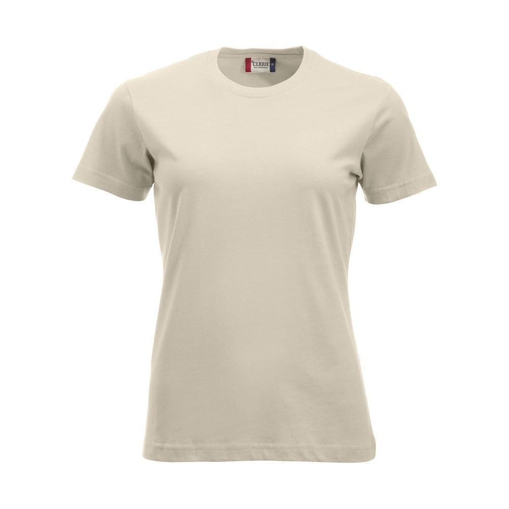 Light Khaki - Front - Clique Womens-Ladies New Classic T-Shirt
