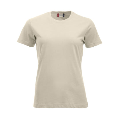 Light Khaki - Front - Clique Womens-Ladies New Classic T-Shirt