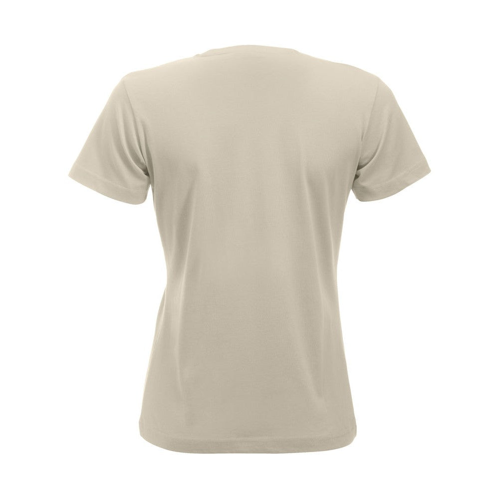 Light Khaki - Back - Clique Womens-Ladies New Classic T-Shirt