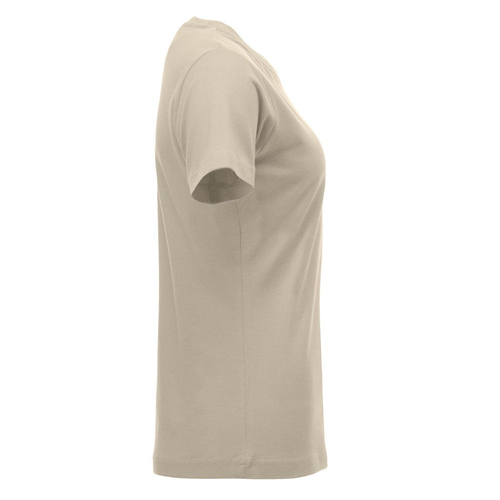 Light Khaki - Side - Clique Womens-Ladies New Classic T-Shirt