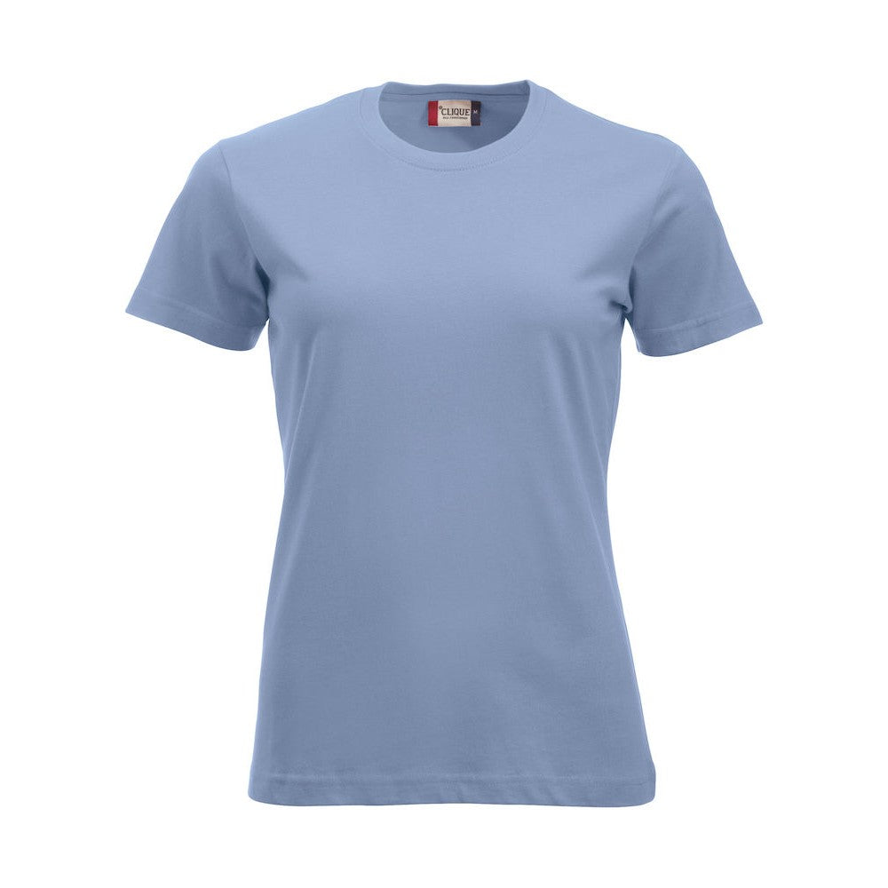 Light Blue - Front - Clique Womens-Ladies New Classic T-Shirt