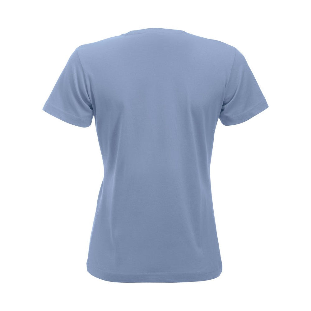 Light Blue - Back - Clique Womens-Ladies New Classic T-Shirt