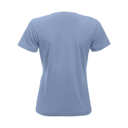 Light Blue - Back - Clique Womens-Ladies New Classic T-Shirt