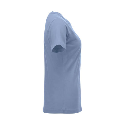 Light Blue - Side - Clique Womens-Ladies New Classic T-Shirt