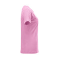 Bright Pink - Side - Clique Womens-Ladies New Classic T-Shirt