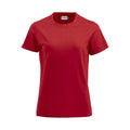 Red - Front - Clique Womens-Ladies Premium T-Shirt
