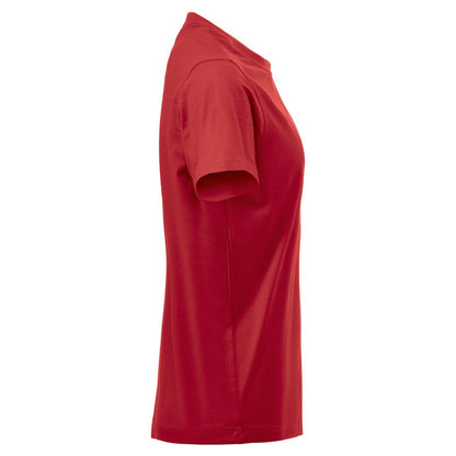 Red - Side - Clique Womens-Ladies Premium T-Shirt