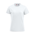 White - Front - Clique Womens-Ladies Premium T-Shirt