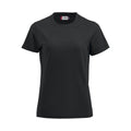 Black - Front - Clique Womens-Ladies Premium T-Shirt