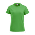 Apple Green - Front - Clique Womens-Ladies Premium T-Shirt