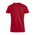 Red - Back - Clique Mens Premium T-Shirt