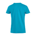 Turquoise - Back - Clique Mens Premium T-Shirt