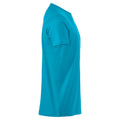 Turquoise - Side - Clique Mens Premium T-Shirt