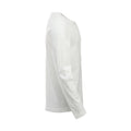 Stone White - Side - Clique Mens Orlando Long-Sleeved T-Shirt