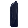 Dark Navy - Lifestyle - Clique Mens Aston Knitted V Neck Sweatshirt