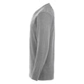 Grey Melange - Lifestyle - Clique Mens Aston Knitted V Neck Sweatshirt