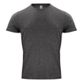Anthracite Melange - Front - Clique Mens Classic OC T-Shirt