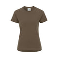 Brown - Front - Cottover Womens-Ladies Organic T-Shirt